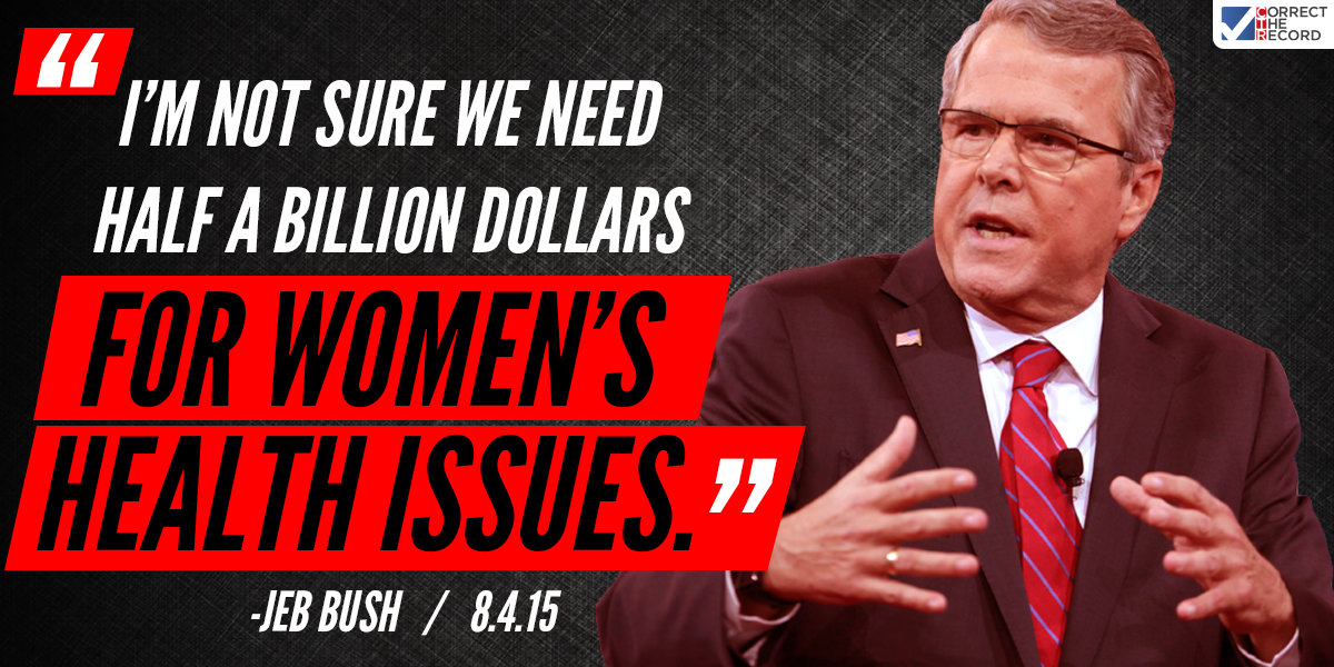 Jeb womens issues