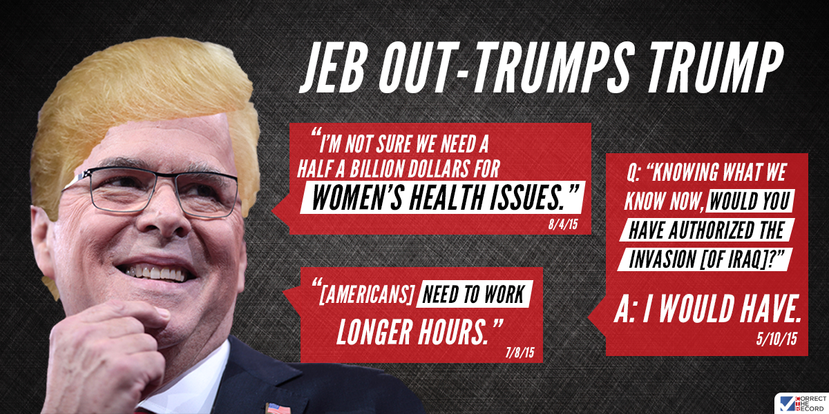 Jeb's Best Trump Quotes