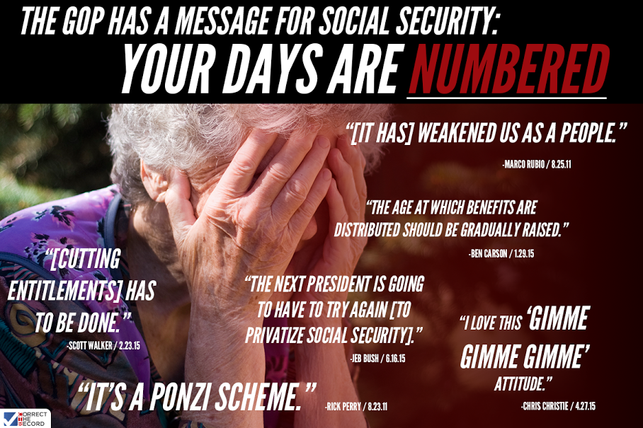 The GOP has a message for Social Security: Your days are numbered