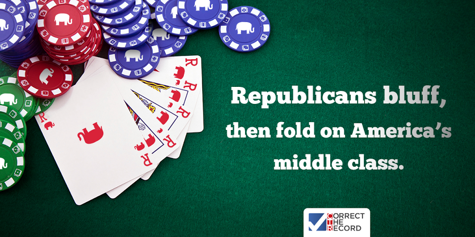 Republicans bluff