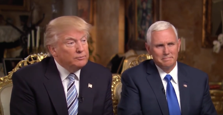 Trump Pence 60 minutes awkward interview