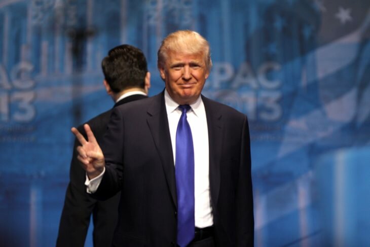 Trump smirk